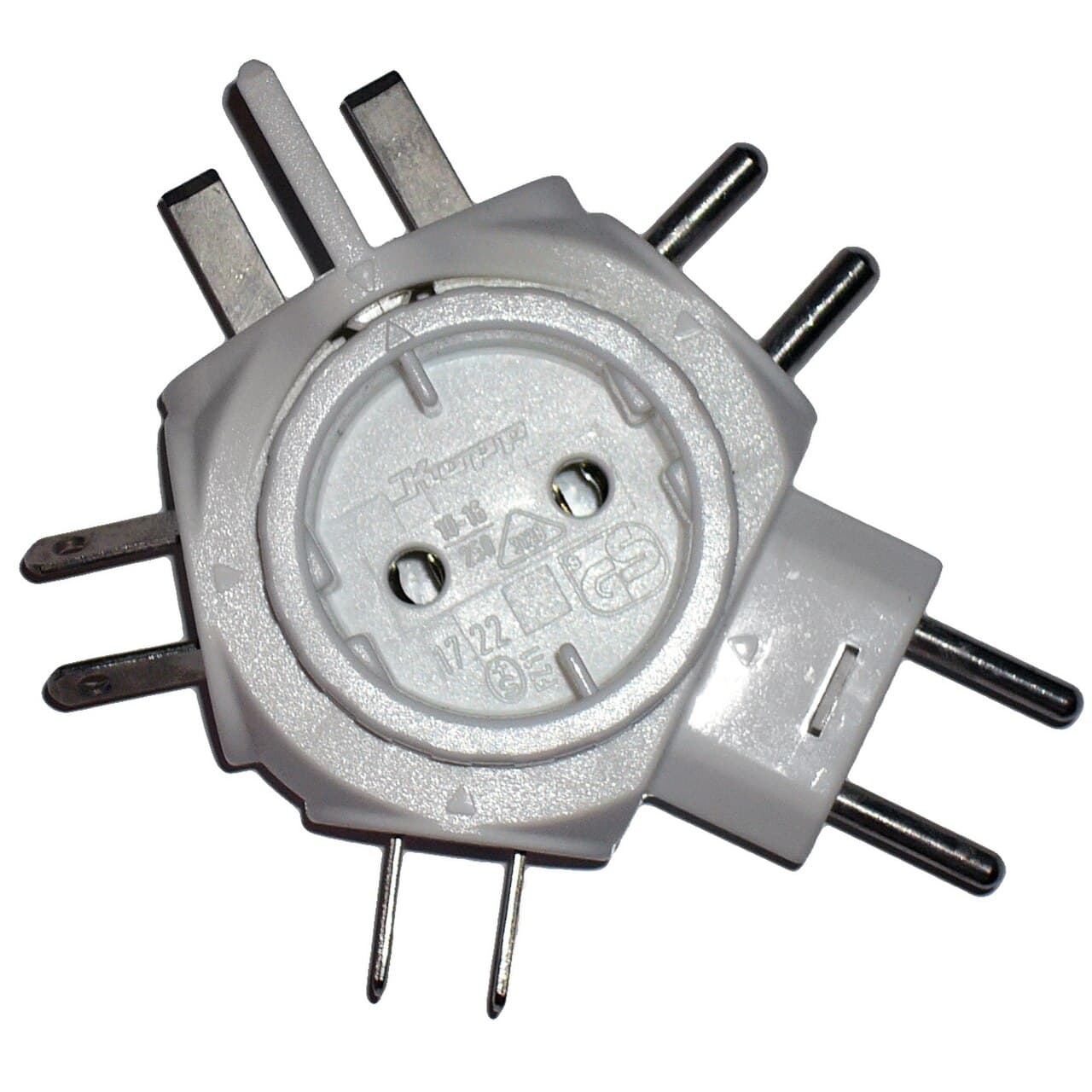A multi-country travel plug adapter