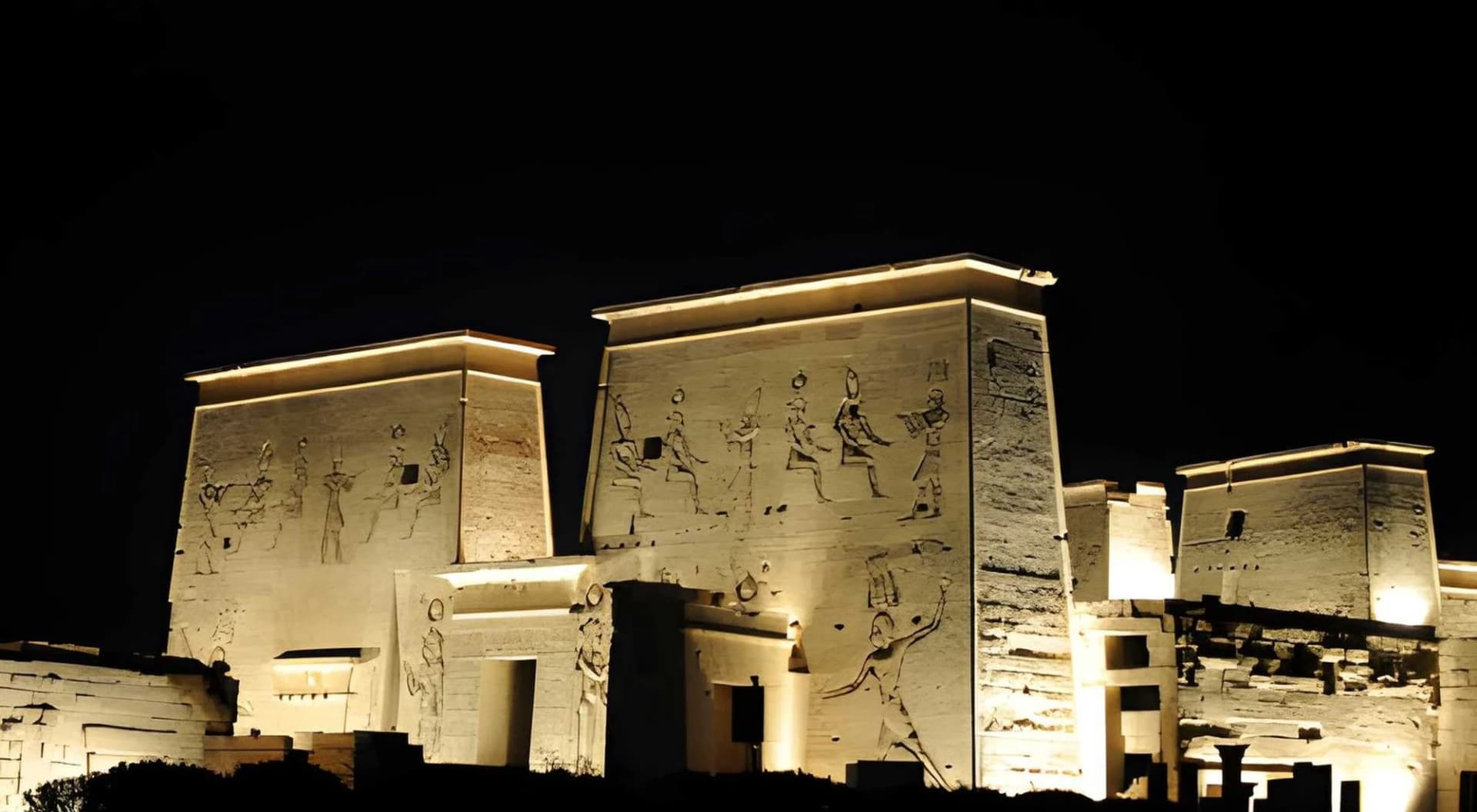 Sound and Light Show at Philae Temple